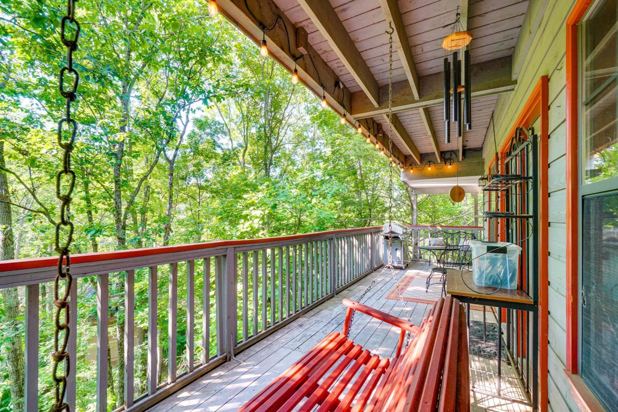 Smoky Mountain Cabin With Deck And Hot Tub! Пиджен-Фордж Экстерьер фото